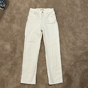 Madewell white jeans